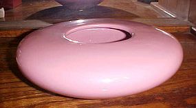 Haeger Floral pink low centerpiece vase