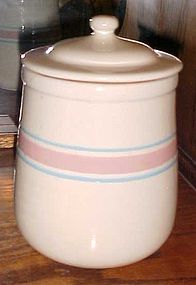 USA Early Farm McCoy pink and blue stripe Med canister