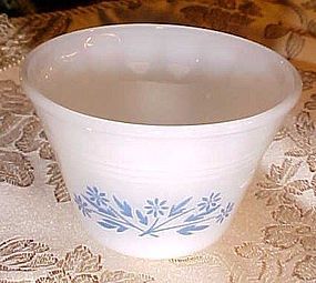 Dyna ware blue Floer pattern custard bowl cup