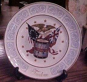 Avon Freedom collector plate by Wedgewood Bi-centennial
