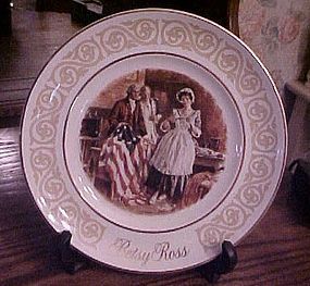 Avon Betsy Ross collector plate by Wedgewood