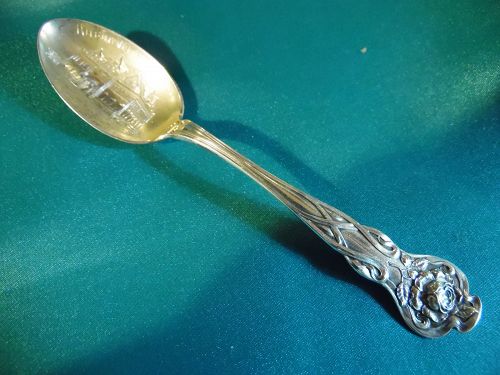 Vintage engraved Sterling  spoon Buena Vista College Storm Lake IA