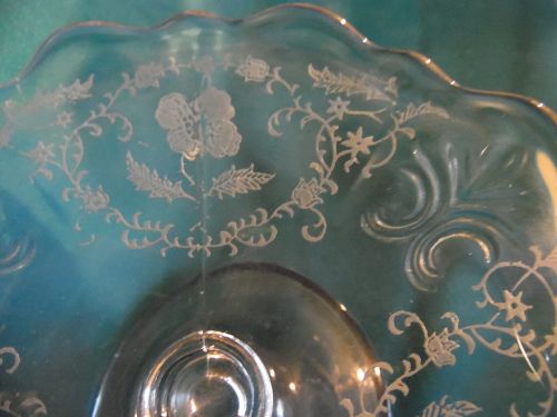 Fostoria Baroque cheese compote Shirley pattern #331