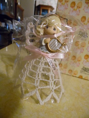 Avon Precious Moments Graced with lace  bell ornament 2004