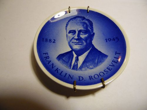 Royal Copenhagen Denmark President Franklin D. Roosevelt Mini Plate