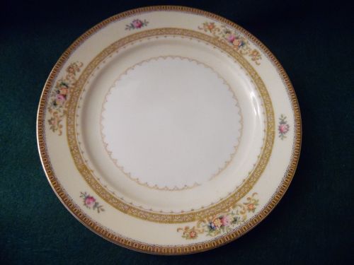 Meito china 6.5 hand painted bead butter plate Camden pattern Japan