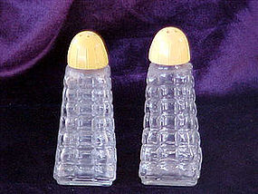 yellow top quilted shakers