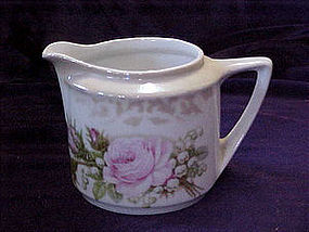 Germany creamer with pink roses