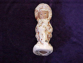 Pottery Eskimo figurine