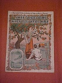 Sweet cider time when you were mine, 1916
