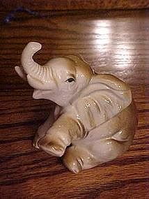 Vintage, sitting elephant figurine