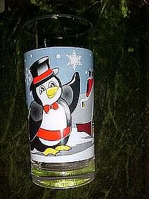Seasons greetings  from Pepsi, Penguin glass