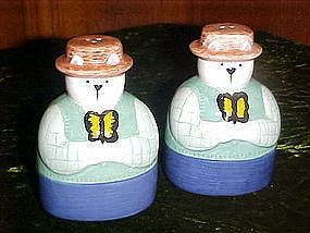 Dapper Country cat salt and pepper shakers