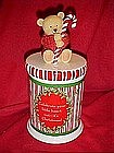 Hallmark Christmas bear cookie jar