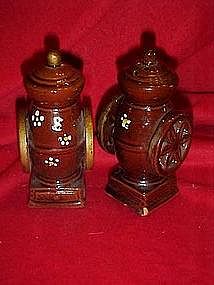 Coffee grinder salt and pepper shakers