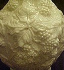 Imperial Loganberry 10 1/4" milk glass vase, Beautiful!