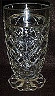 Anchor Hocking Waterford Waffle footed tumbler