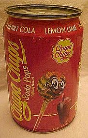 Chupa Chups Soda Pops store display tin container