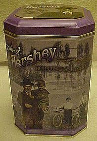 Milton S. Hershey nostalgic  dedication tin, Hershey PA