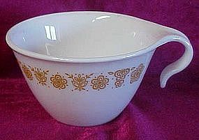 Corelle gold butterfly hook handle cup