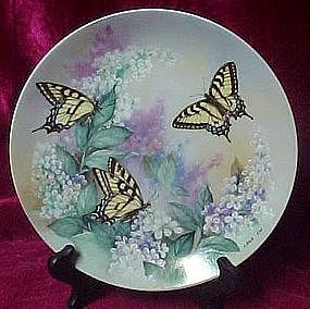 Western Tiger Swallowtails plate, On Gossamer Wings