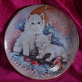 Purrfectly  Precious collector plate/ Franklin Mint