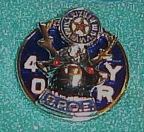 B.P.O.E. 40 year service / organization/ member pin