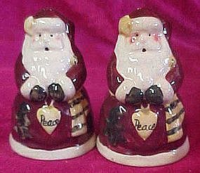 Old World Peace Santa salt and pepper shakers