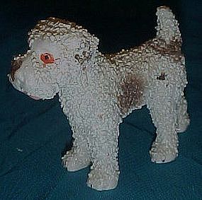 Old spaghitti / coleslaw airedale / terrier  figurine