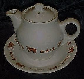 Syracuse China teapot
