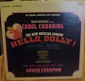 Original soundtrack Carol Channing's Hello Dolly album