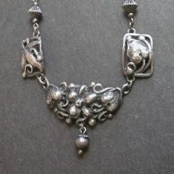 Peruzzi Boston Sterling Arts and Crafts Necklace
