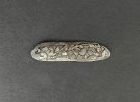 BRANDT Chicago Arts and Crafts Acid Etched Brooch Bar Pin 1914-1923