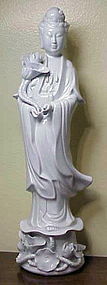 Blanc de Chine Quan Yin (Kwan Yin) Goddess of Mercy.