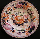 Hicks & Meigh Ironstone Soup Plate in "Waterlily" Patt