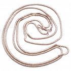 C1890 9 Karat Slinky LongGuard Snake Watch Chain, 44"