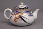 Fukagawa Iris pattern tea pot