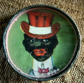 1920s Black Memorabilia Top Hat Dandy Dexterity Puzzle