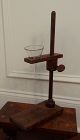 Scarce 1870s Victorian Laboratory Funnel Stand Adjustable Wooden