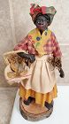 C1920 Vargas Wax Praline Seller New Orleans FemaleDoll Black Americana