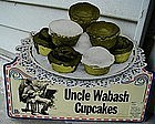 1924 Very Rare Advertising Diecut Black Man Uncle Wabash Cupcakes