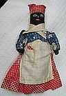 C1900 RARE Corn Cob Black Memorabilia Folk Art Mammy Doll