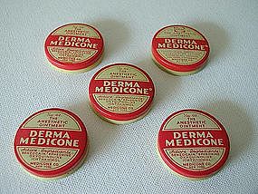 5 Medicine Pharmacy Medical Drug Store Tins