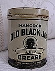 1930s Unused Can Hancock OLD BLACK JOE Axle Grease