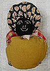 Darling1930s Cloth Mammy Pin Cushion w/Embroidered Face