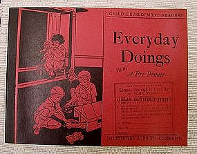 Darling 1935 Houghton Mifflin School Pre-Primer Workbook