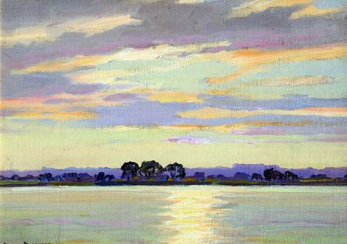 View of the Potomac River by Benson Bond Moore (American 1882-1974)