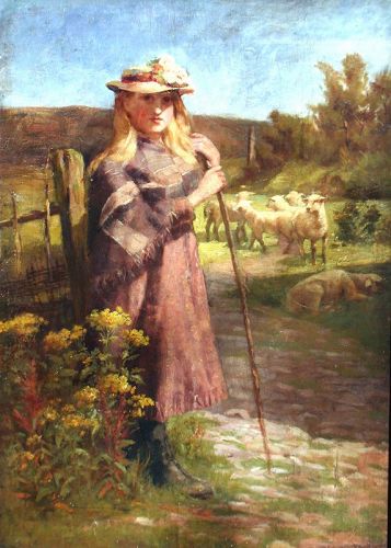 The Pensive Shepherdess