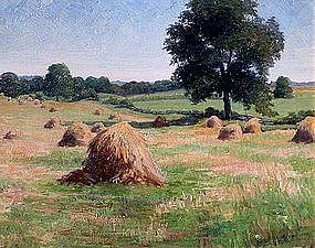 Impressionist Summer Landscape by Ethel M. Stilson