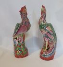 Two Chinese porcelain phonix birds
